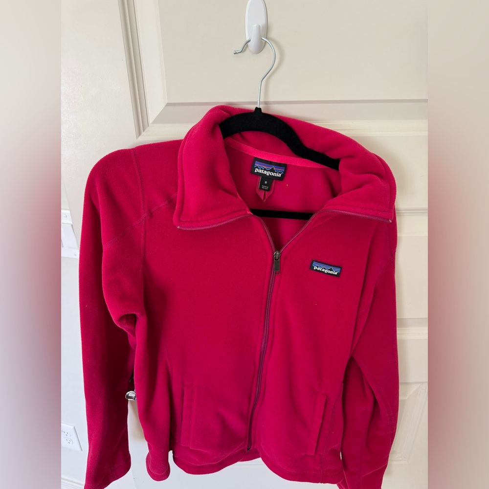 Patagonia Women's Bright Pink Full-Zip Fleece Jacket